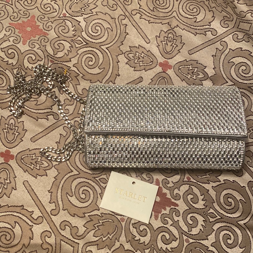 Starlet Silver Clutch - R